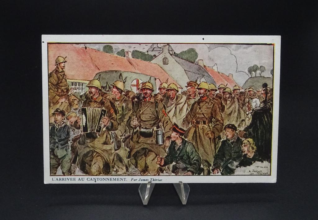 Carte postale belge WW1 (9/2), Collections, Enlèvement ou Envoi, Autres, Autres types