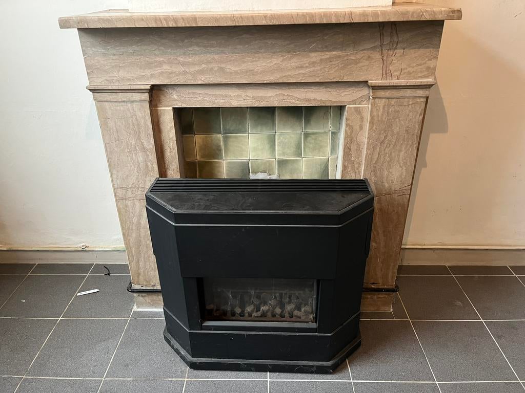 Gas kachel  / gasvuur, Huis en Inrichting, Haarden, Ophalen, Gebruikt, Vrijstaande haard, Gashaard