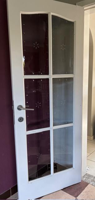 eiken deur, Ophalen, Minder dan 80 cm, Binnendeur, Zo goed als nieuw