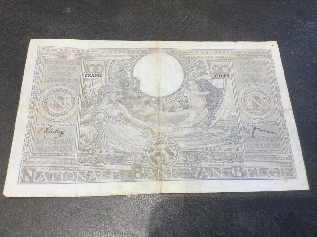 100 Francs 03.02.38, Timbres & Monnaies, Billets de banque | Belgique, Enlèvement ou Envoi