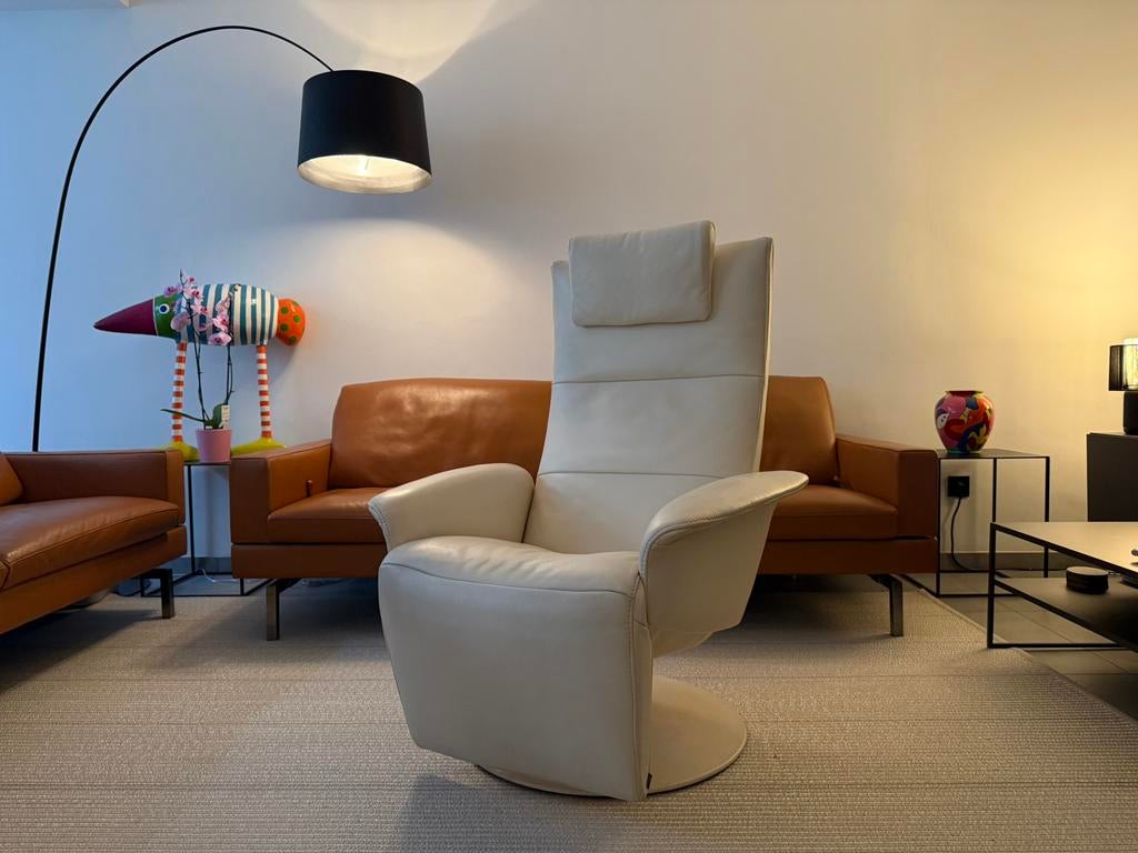 JORI Felini Relax Mono-Move (Topstaat!), Huis en Inrichting, Fauteuils, Ophalen of Verzenden, Zo goed als nieuw, Leer, Leolux prominent vitra hukla stressless minotti fritz hansen