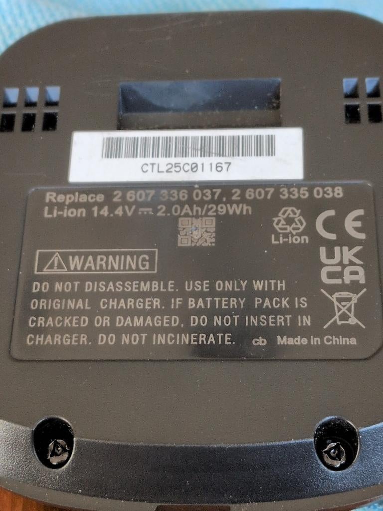 2 batterie de remplacement pour visseuse Bosch PSR 14,4 LI-2, Bricolage & Construction, Outillage | Pièces de machine & Accessoires