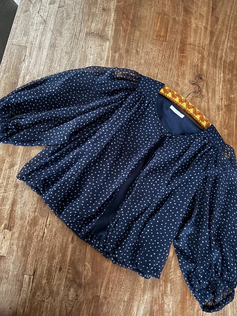 Boléro vintage taille 40, Taille 38/40 (M), Comme neuf, Bleu, Vintage Dressing