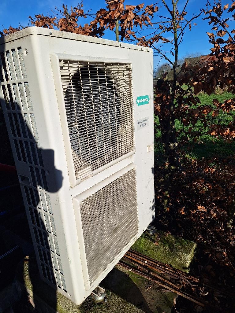 Warmtepomp met werk (merk General), Ophalen, Gebruikt, Ouder dan 10 jaar