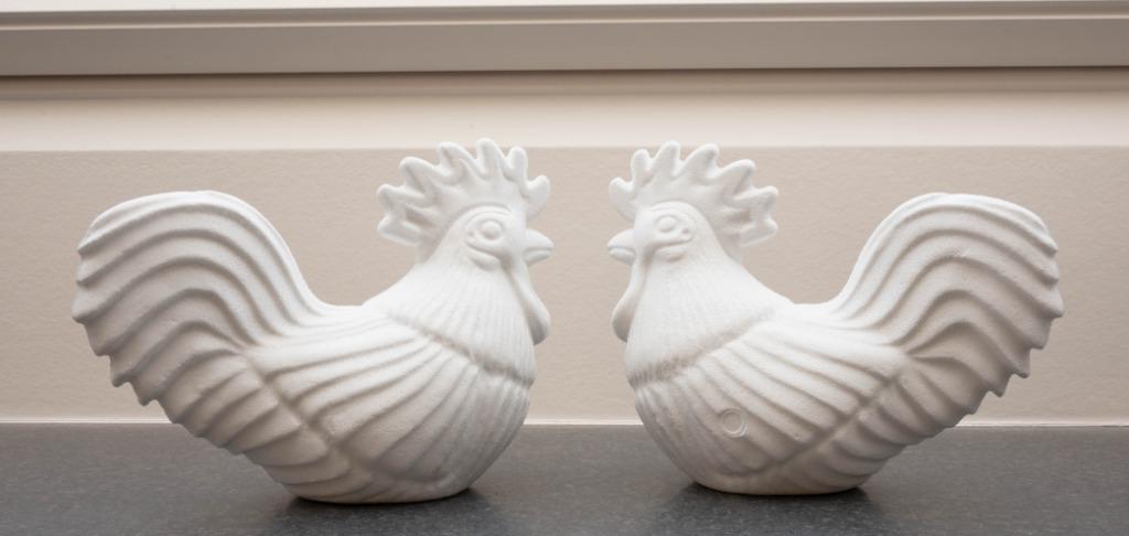 Isomo haan (20 cm) - meerdere stuks beschikbaar, Ophalen of Verzenden, Nieuw, Knutselwerk