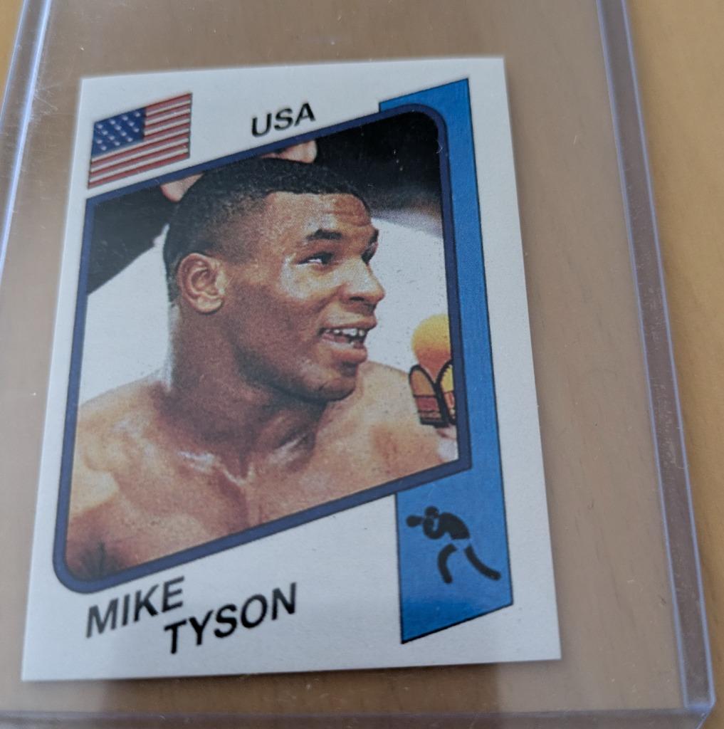 Autocollant Panini MIKE TYSON, champion de boxe ROOKIE, anné, Envoi, Neuf, Autocollant