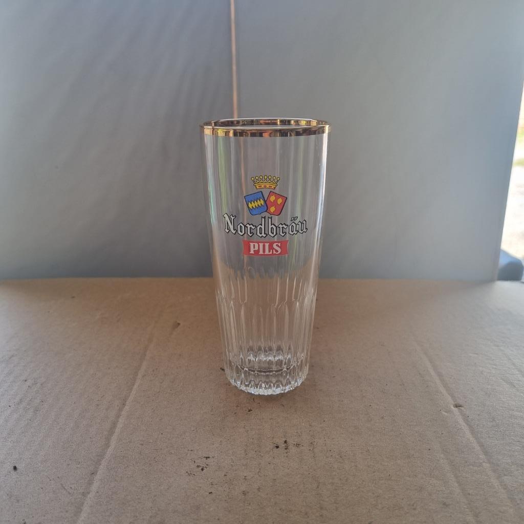 Verre Nordbräu pils, Ophalen of Verzenden, Gebruikt, Glas of Glazen, Overige merken