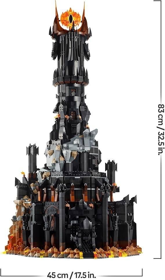 LEGO Icons The Lord of the Rings |  Barad-dûr Fort, -, Verzenden, Nieuw, LEGO