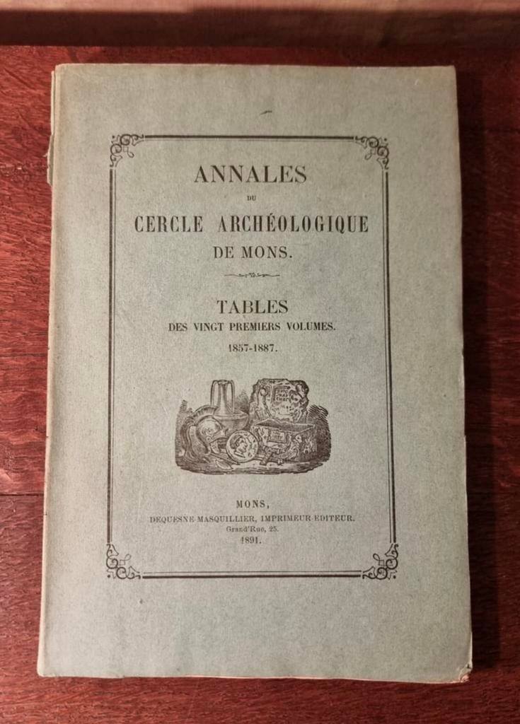 Annales du cercle d’archéologie de mons, Enlèvement ou Envoi