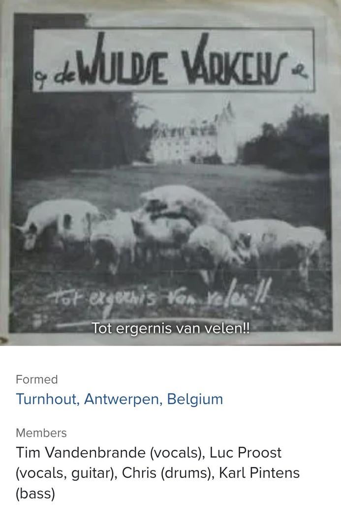 GEZOCHT LP  vinyl De wulpse varkens, Ophalen