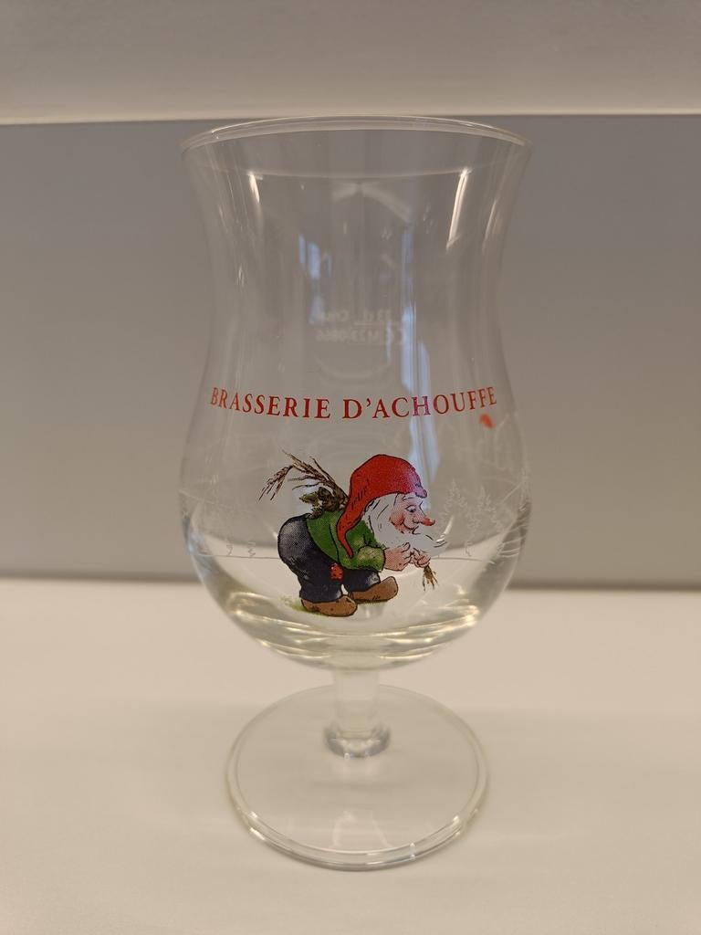 Glas La Chouffe - 2 stuks beschikbaar, Verzamelen, Ophalen of Verzenden, Nieuw