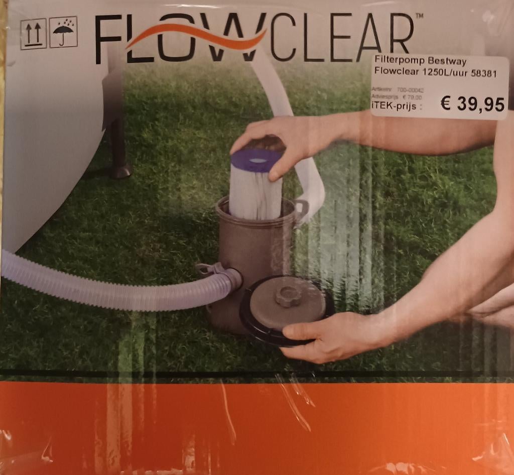 Zwembad pomp, Ophalen, Zo goed als nieuw, Filter