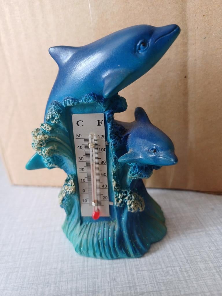Dauphins thermomètre, Maison & Meubles, Enlèvement ou Envoi, Comme neuf, Thermomètre Intérieur