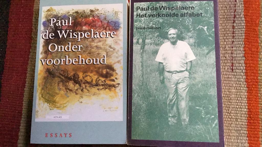 Paul de Wispelaere, Het Verkoolde alfabet & Onder voorbehoud, Ophalen of Verzenden
