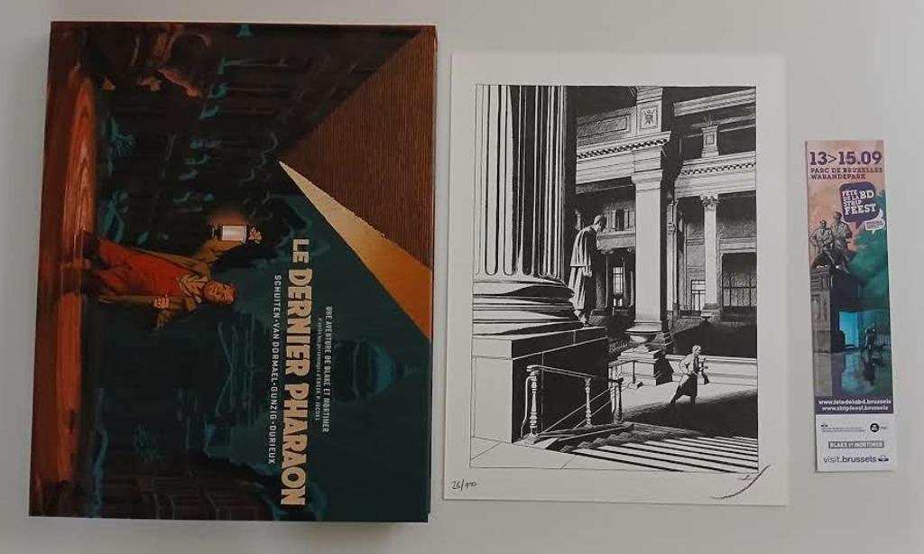 BD Blake et Mortimer Dernier Pharaon HS Schuiten Exlibris EO, Livres, BD, Une BD, Enlèvement ou Envoi, Neuf, Schuiten et Gunzig