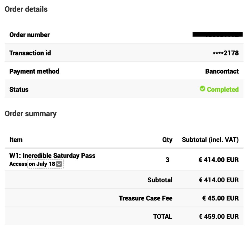 Tomorrowland ticket W1 zaterdag ruilen voor W2 zaterdag, Tickets en Kaartjes, Eén persoon