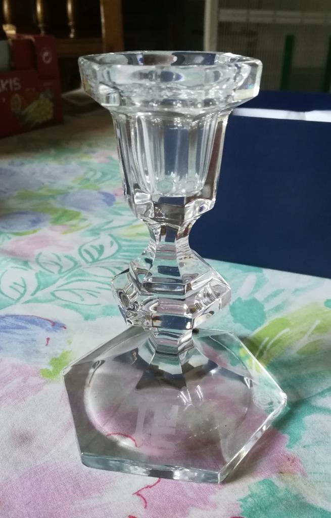 Bougeoir en cristal, Antiquités & Art, Enlèvement ou Envoi