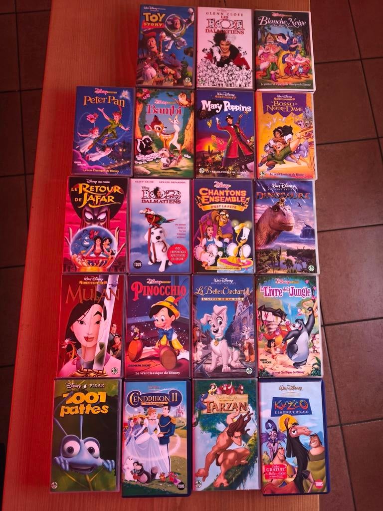 Vhs cassettes Disney, Collections, Enlèvement ou Envoi