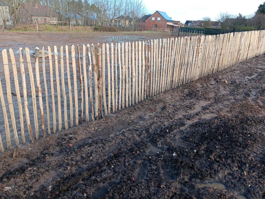 Kastanje kastanjehouten afsluiting poortje palen, Tuin en Terras, Schuttingen, Ophalen