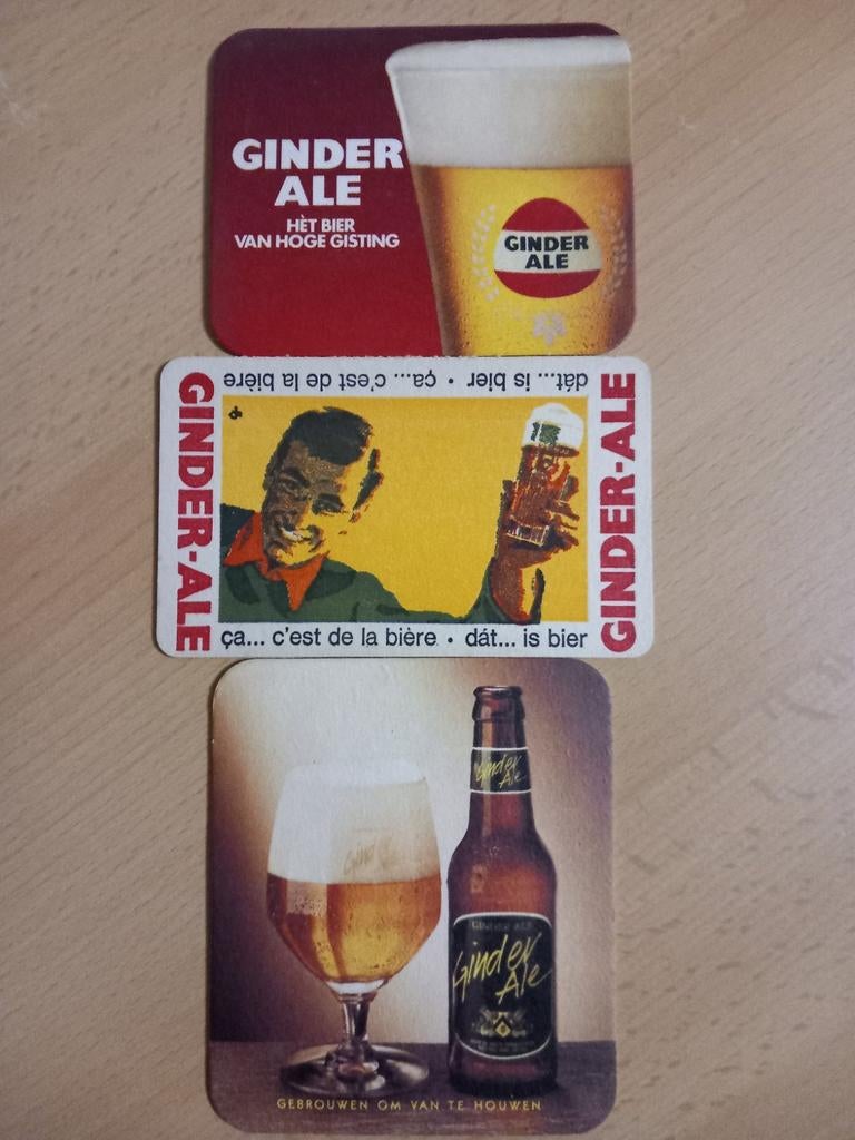 Bierviltjes Ginder Ale (269), Verzamelen, Biermerken, Ophalen of Verzenden, Zo goed als nieuw