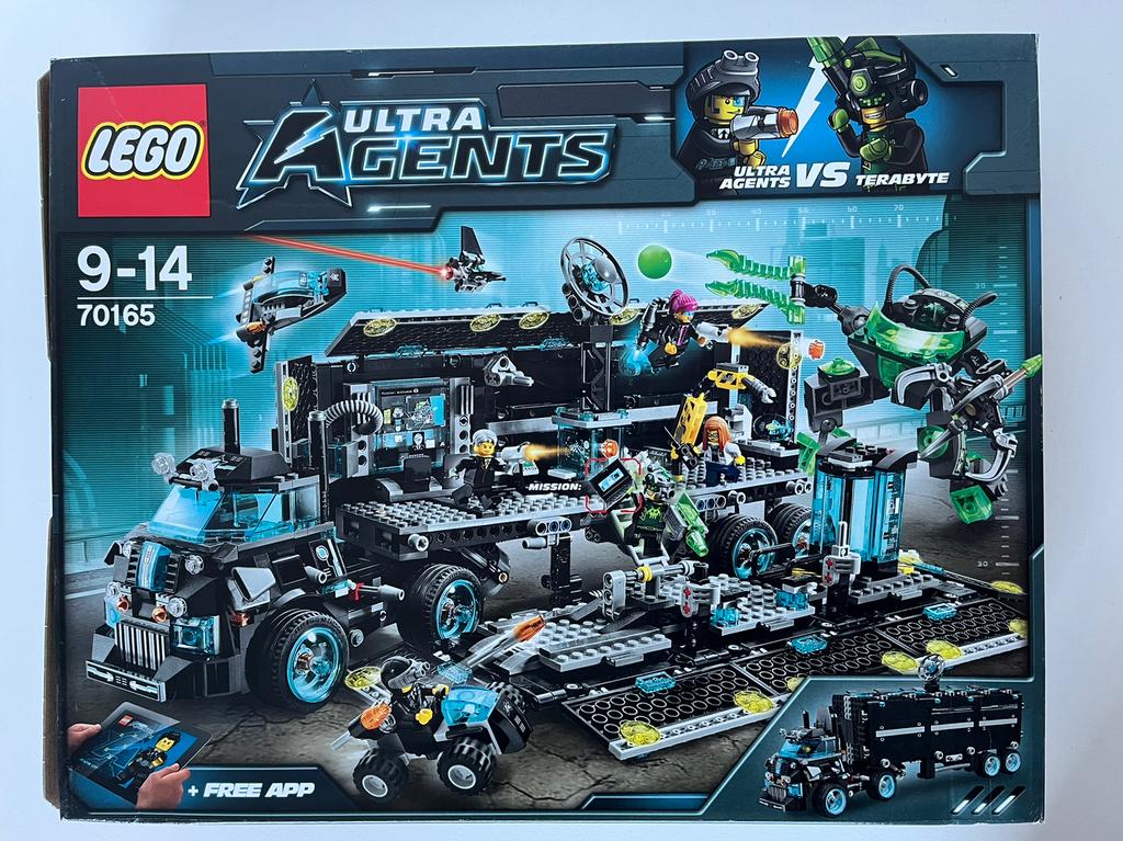 Lego Ultra Agents 70165 Hoofdkwartier, Kinderen en Baby's, Speelgoed | Duplo en Lego, Ophalen of Verzenden, Zo goed als nieuw