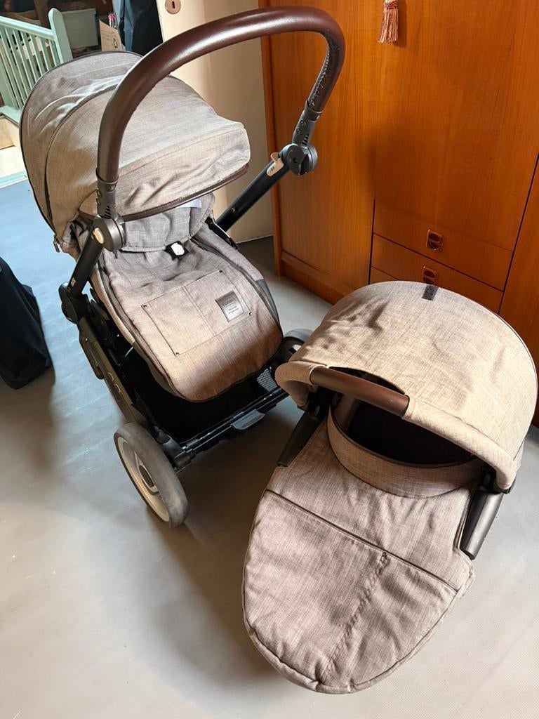 Kinderwagen Mutsy Nio, Zo goed als nieuw, Mutsy, Verstelbare duwstang, Ophalen