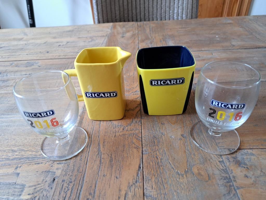 RICARD 2 verres, cruche eau et bac glaçons, Collections, Enlèvement, Neuf
