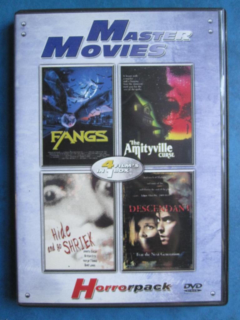 Master Movies - Horrorpack (4 films op 2 disc), Cd's en Dvd's, Vanaf 16 jaar, Ophalen of Verzenden, Zo goed als nieuw, Boxset