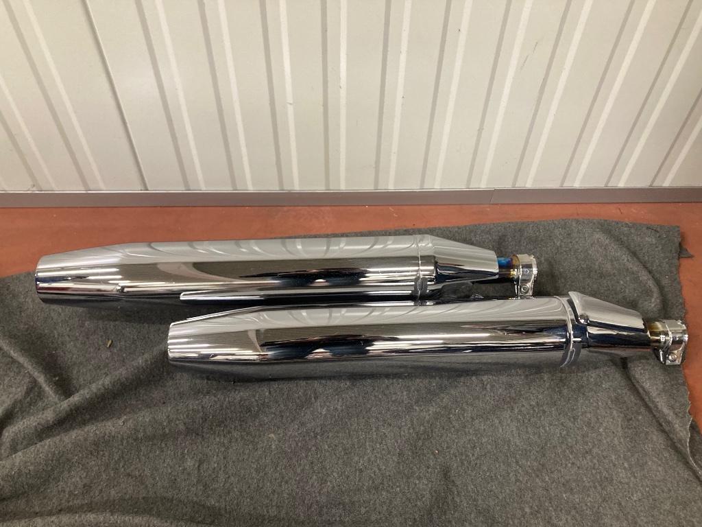 Yamaha XVS1100 Dragstar Silencieux d'échappement d'origine, Enlèvement ou Envoi, Utilisé