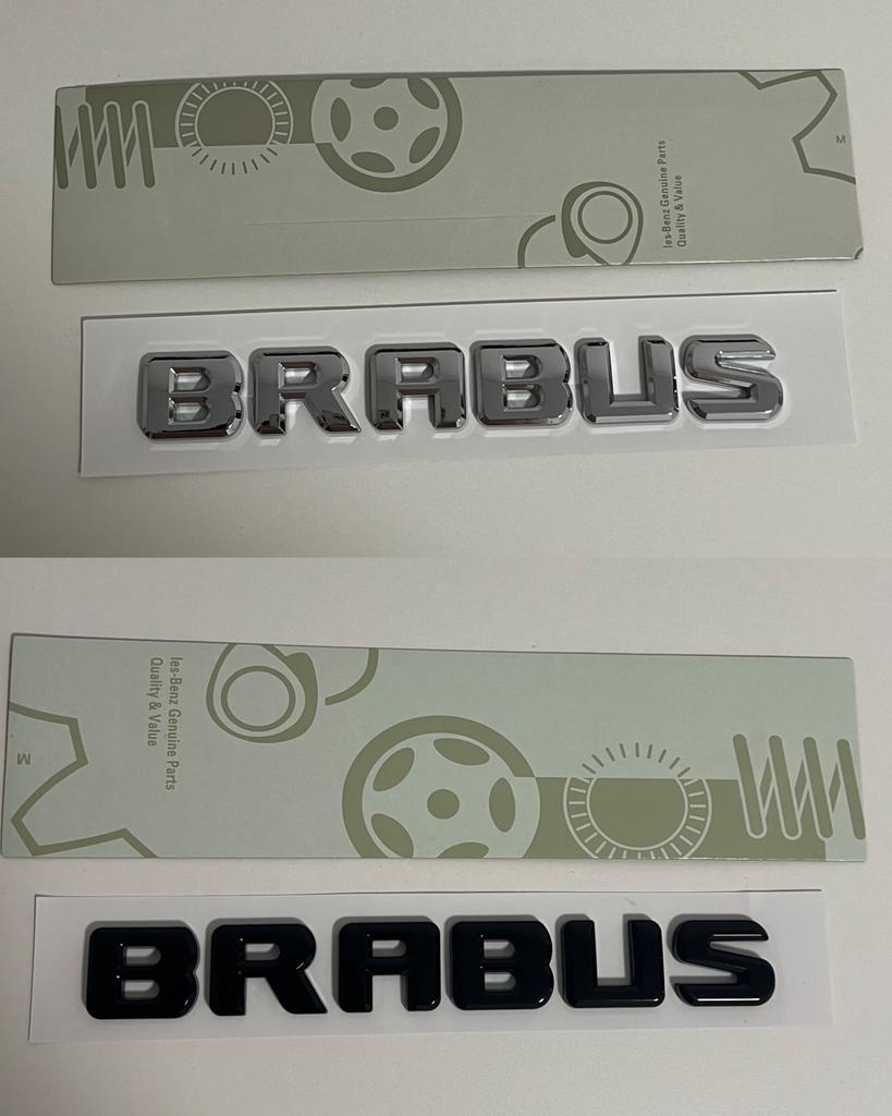 Emblème du logo du coffre Brabus noir et chromé, Autos : Divers, Tuning & Styling, Enlèvement ou Envoi