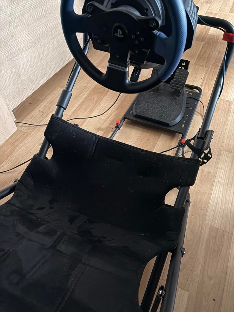 Racestoel + racestuur setup, Enlèvement, Comme neuf