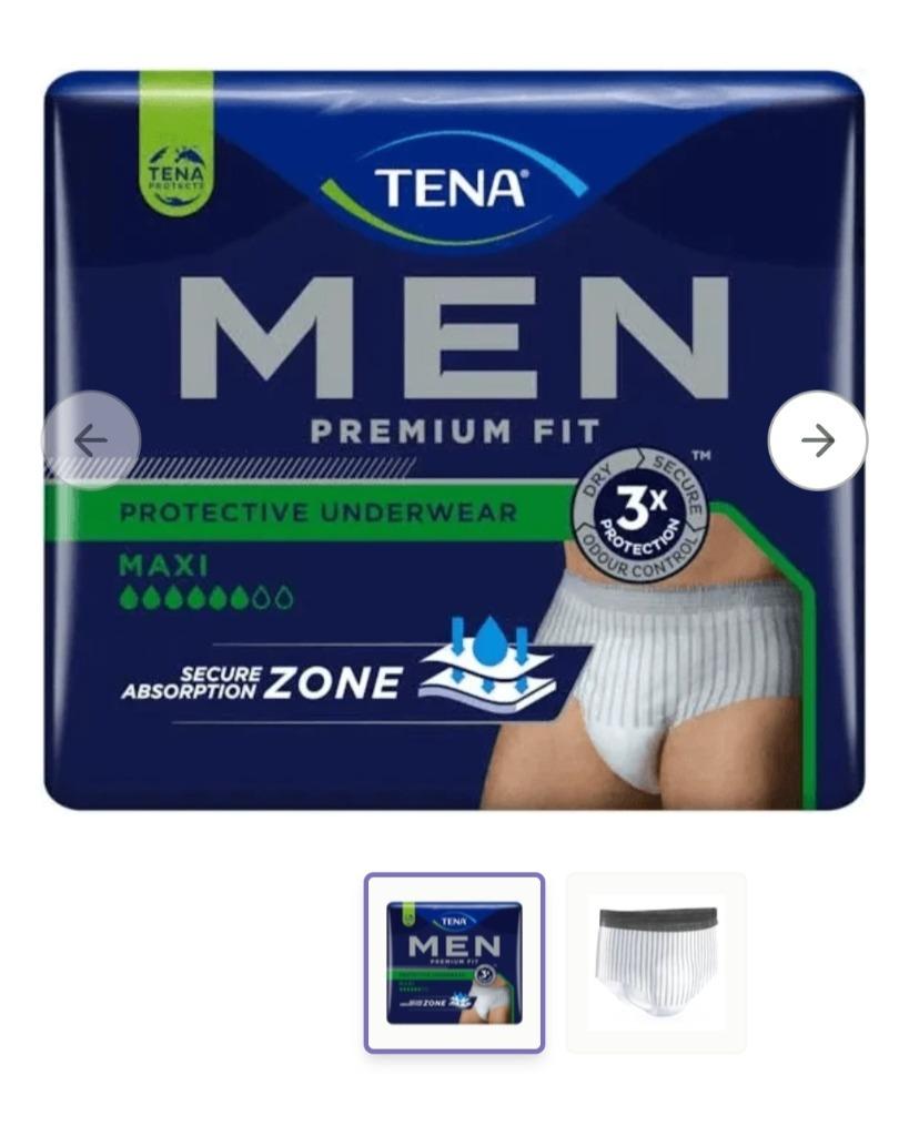 Tena men pants s/m 4 pakken, Diversen, Verpleegmiddelen, Nieuw, Ophalen