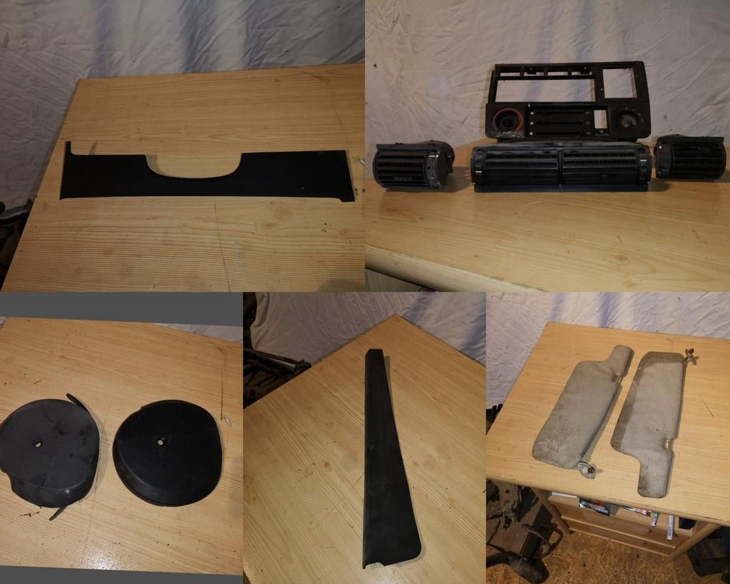 Pièces intérieurs bmw e30, caches compteur, façade ventil, Autos : Pièces & Accessoires