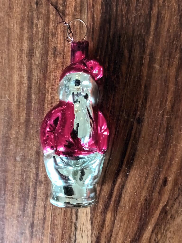 Oude kerstbal, Ophalen of Verzenden, Gebruikt