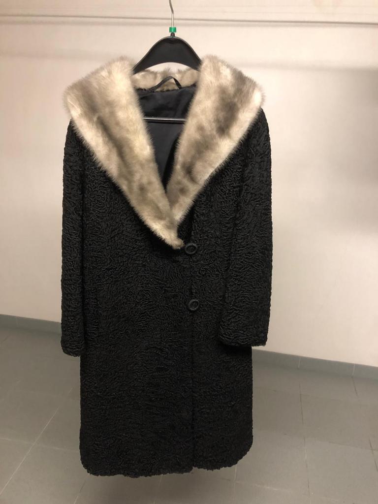 Pelsmantel - bontmantel - bontjas, Kleding | Dames, Ophalen, Gedragen, Maat 38/40 (M), Zwart