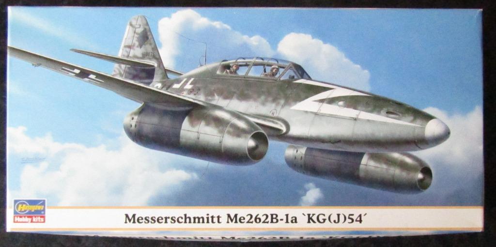 Hasegawa Messerschmitt Me262B- 1/72, Ophalen, Nieuw, Vliegtuig, Hasegawa