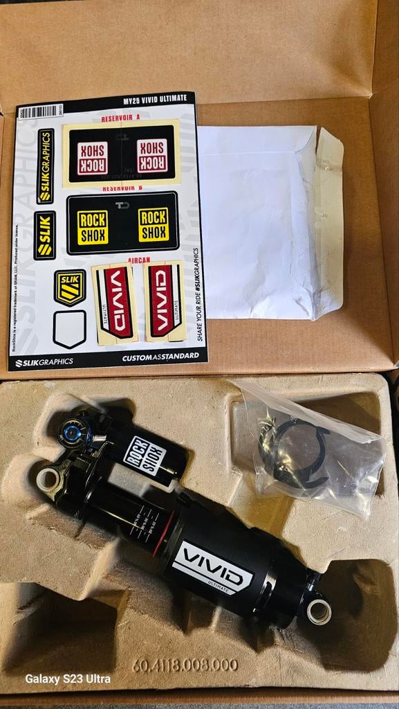 Rockshox Vivid Ultimate Air 230 x 65, Vélos & Vélomoteurs, Enlèvement