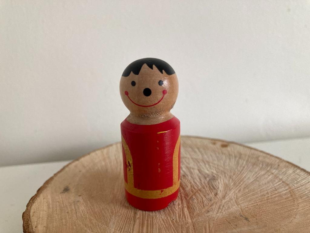 Houten pegdoll clown, Enlèvement ou Envoi, Utilisé, Autres types
