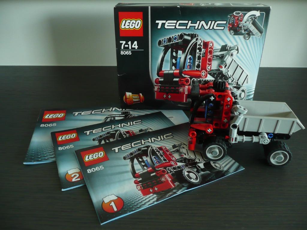 Lego Technic Mini Container Truck 8065, Ophalen of Verzenden, Zo goed als nieuw, Complete set, Lego