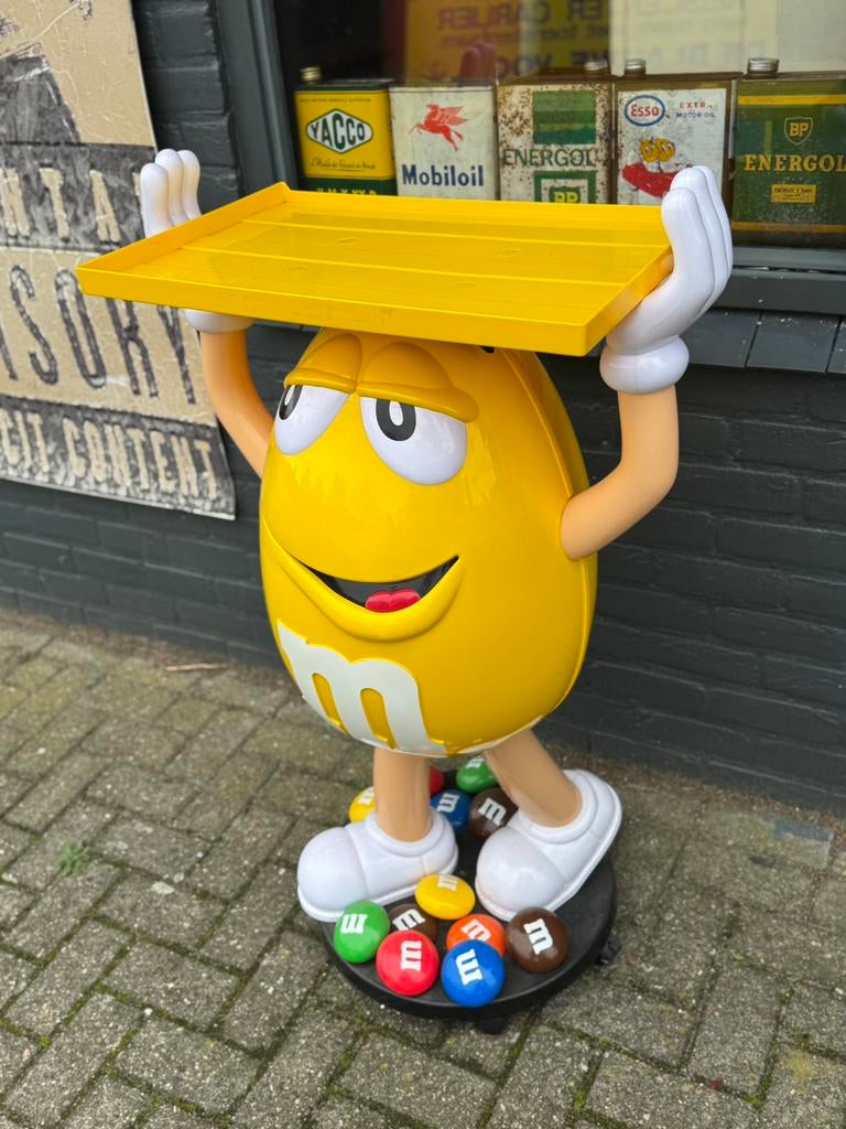 Image/affichage publicitaire M&M, Collections, Marques & Objets publicitaires, Enlèvement, Utilisé, Panneau publicitaire