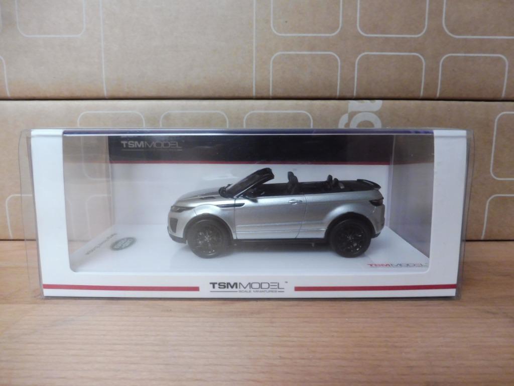 1:43 TSM 430156 Range Rover Evoque Convertible Indus silver, Hobby en Vrije tijd, Modelauto's | 1:43, Nieuw, Auto, Ophalen of Verzenden