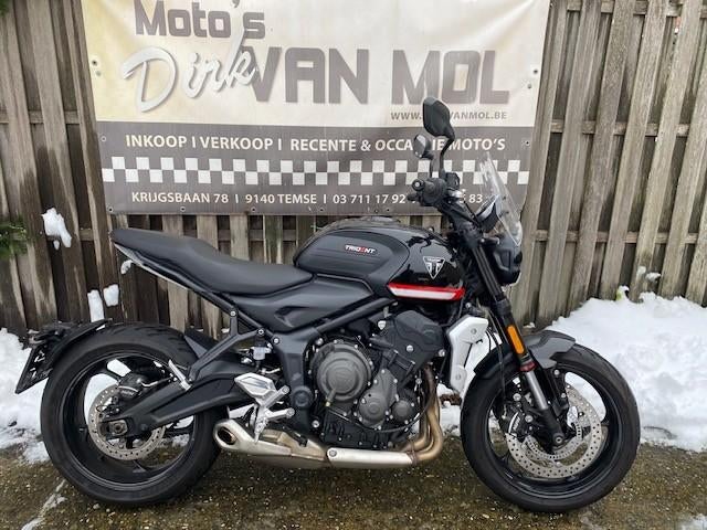 triumph trident 660 abs bj 2024 zeer goede staat + opties, Motoren, Motorrijbewijs A, 3 cilinders, Meer dan 35 kW, ABS