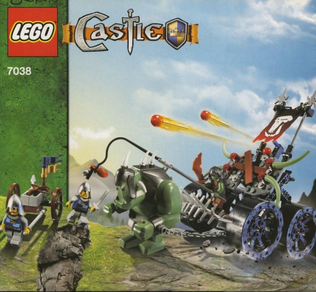 LEGO Castle Fantasy Era 7038 Troll Assault Wagon, Kinderen en Baby's, Speelgoed | Duplo en Lego, Ophalen of Verzenden, Zo goed als nieuw