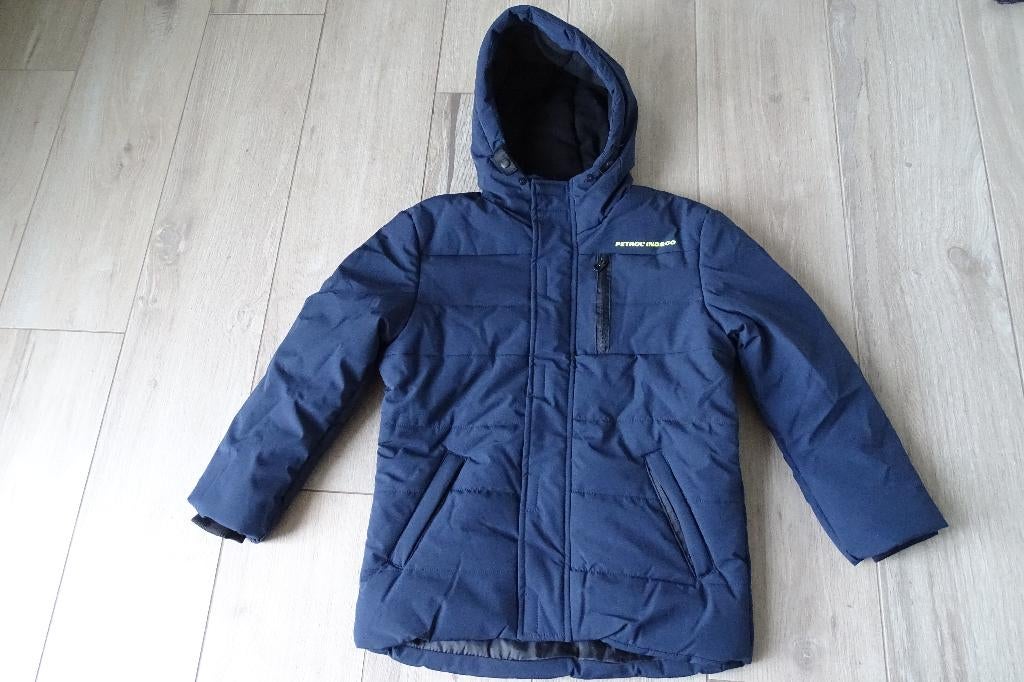 NIEUWE donkerblauwe winterjas Petrol Industries maat 140, Petrol Industries, Nieuw, Ophalen of Verzenden, Jongen