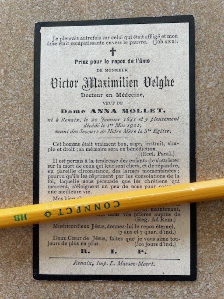 CP RENAIX/RONSE ÉLÈVE Collège ST Antoine de Padoue SANSPEUR, Enlèvement ou Envoi, Image pieuse