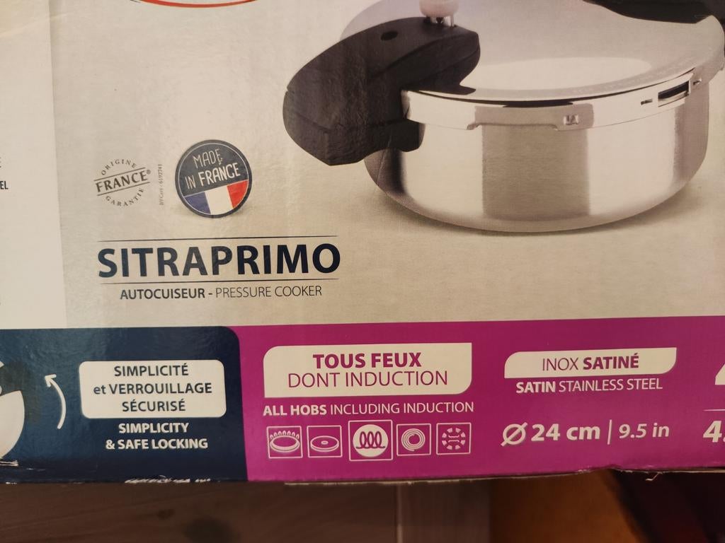 Autocuiseur neuf 4 litres Sitram, Enlèvement, Neuf