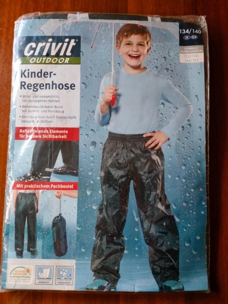 kinder jongen regen broek outdoor kw blauw mt134, Ophalen of Verzenden, Nieuw, Jongen, Broek
