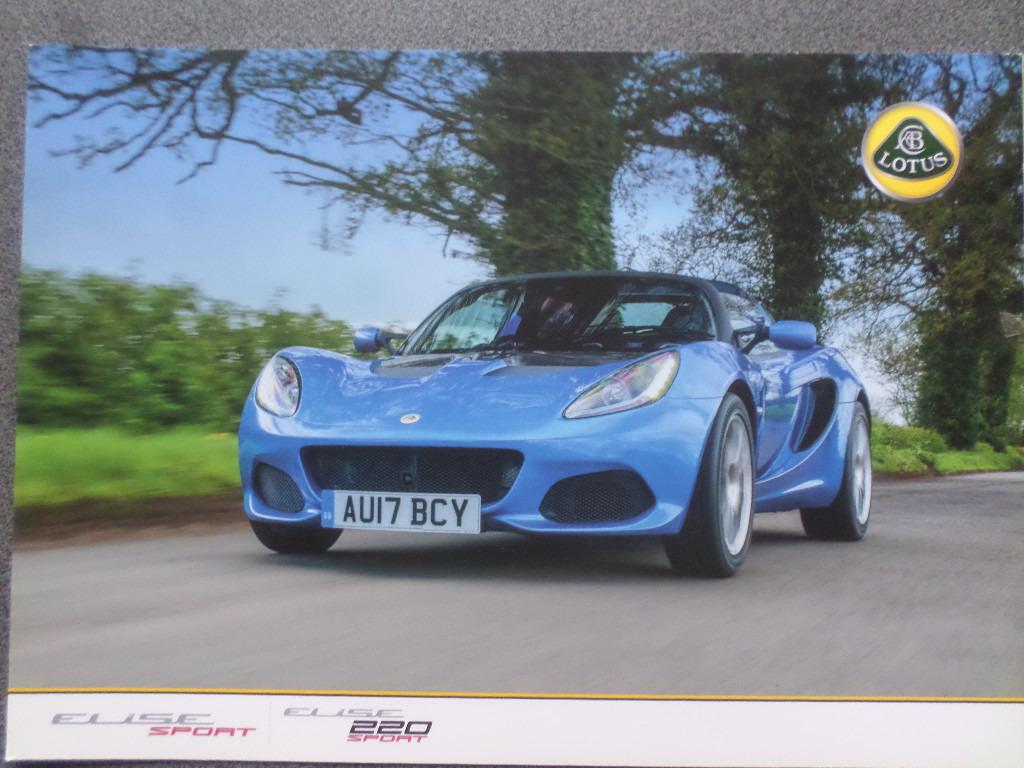 Brochure Lotus Elise 220 et Sport, Enlèvement ou Envoi