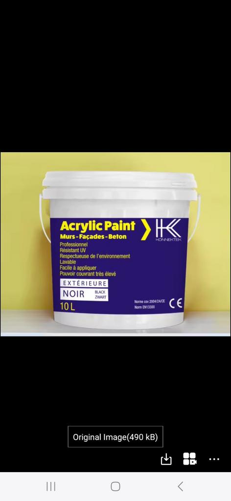 POT DE PEINTURE PROFESSIONEL, Bricolage & Construction, Enlèvement, Comme neuf, Blanc, Peinture