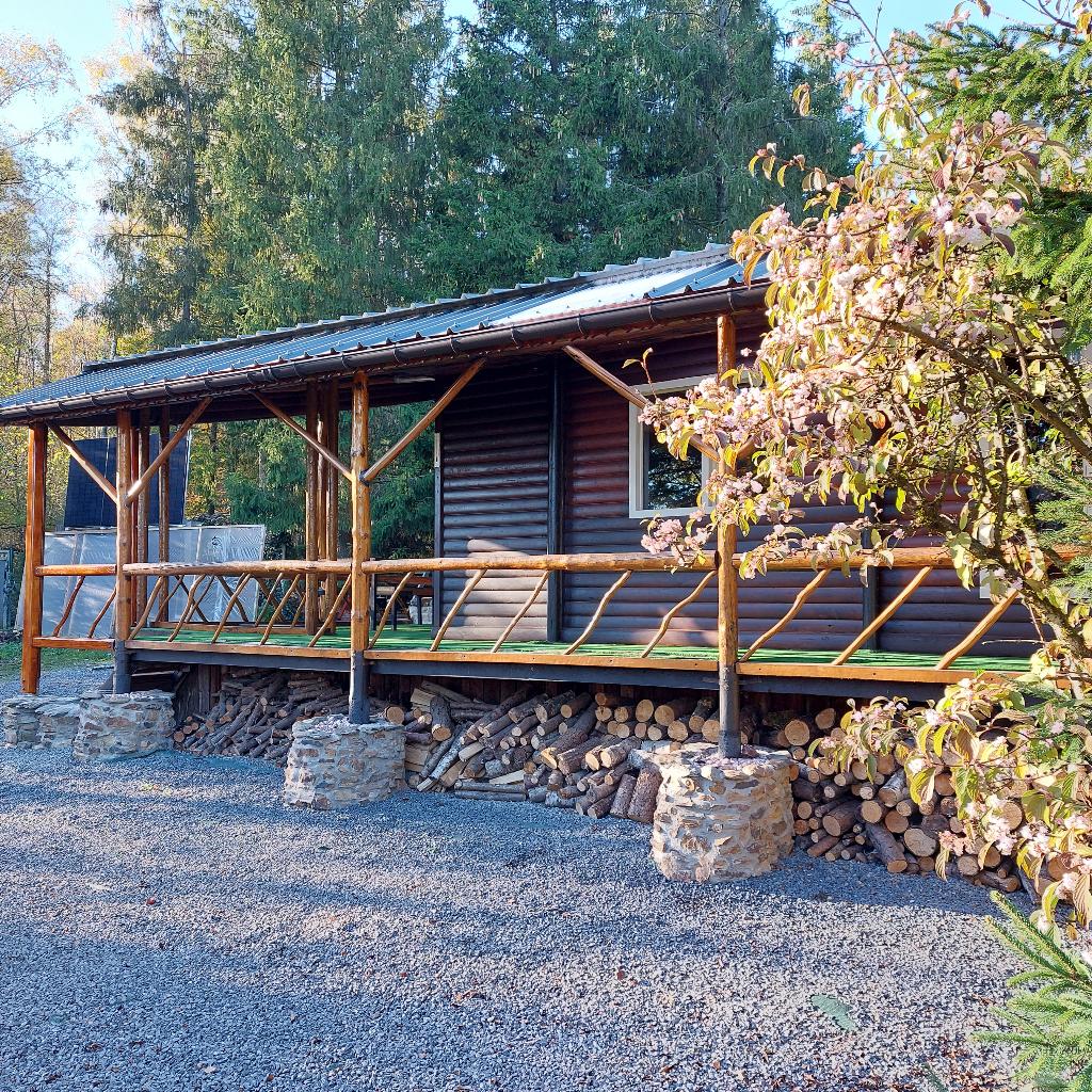 Chalet te huur Ardennen, 4-5 pers Ardennen, 2 slp.met huisd., Vakantie, 5 personen, In bos, Open haard, 2 slaapkamers